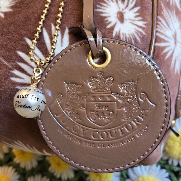 Juicy Couture Brown Poinsettia Handbag - Picture 6 of 13